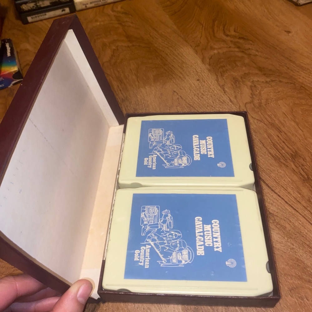Vintage Country Music Cavalcade American Country Gold Part 1 & 2 8-Track Tapes